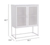 Lazaro Cabinet White - Cozy Roots Decor