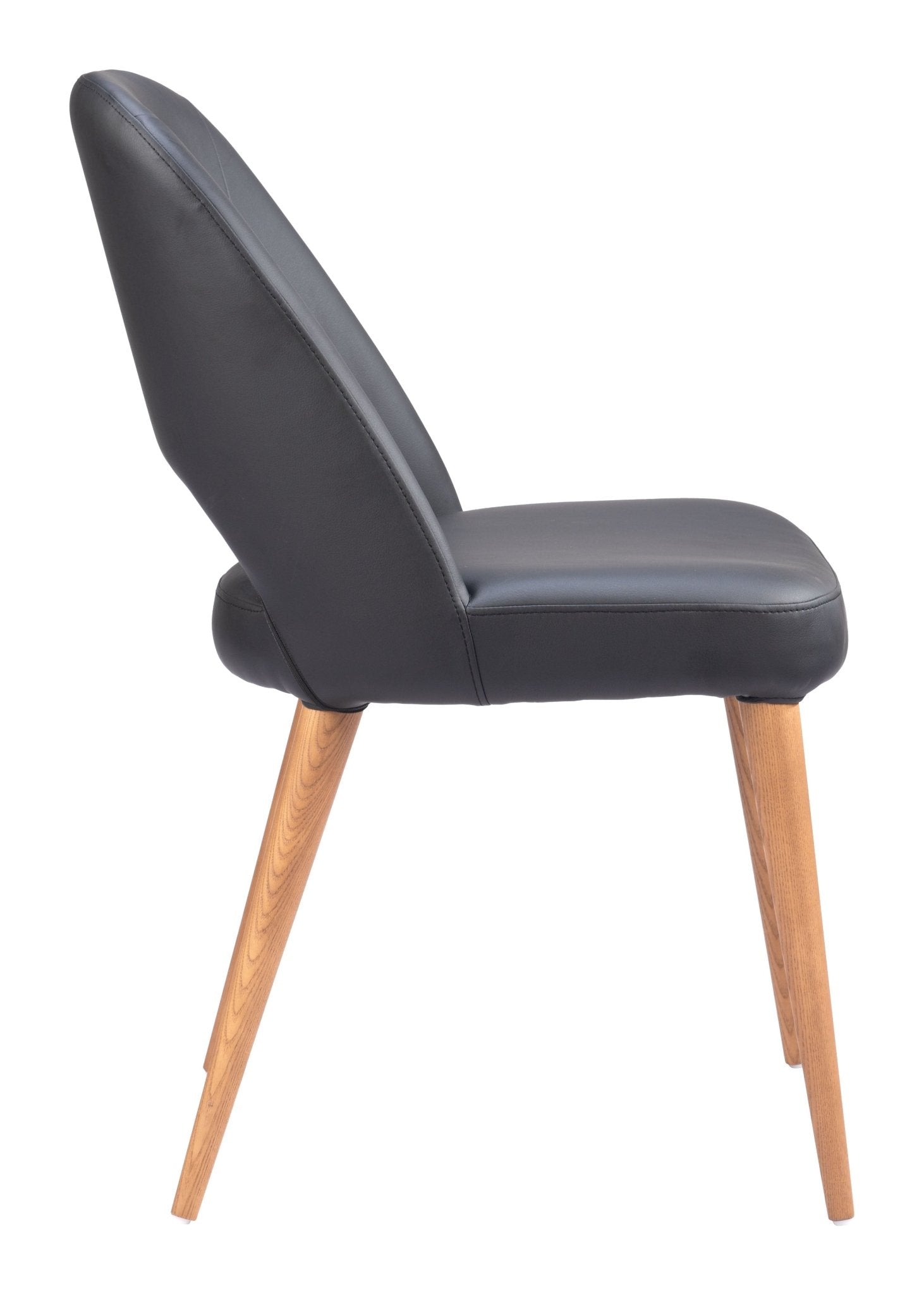 Leith Dining Chair (Set of 2) Black - Cozy Roots Decor