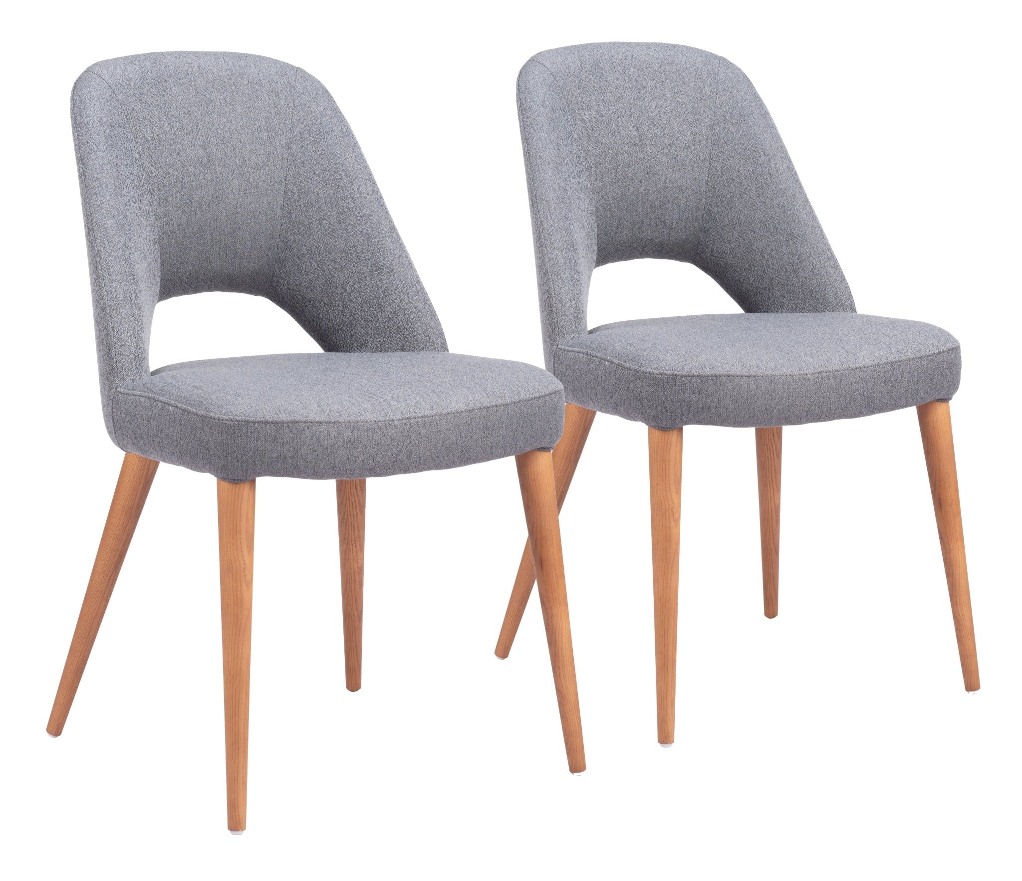 Leith Dining Chair (Set of 2) Gray - Cozy Roots Decor