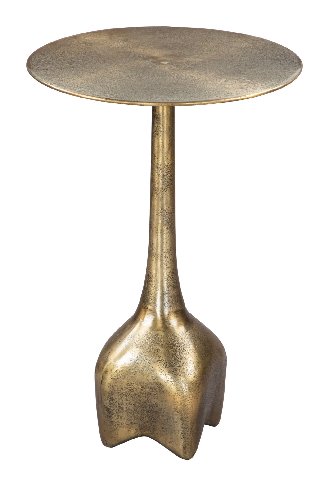 Lexi Side Table Antique Brass - Cozy Roots Decor