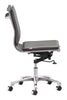 Lider Plus Armless Office Chair Gray - Cozy Roots Decor