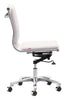 Lider Plus Armless Office Chair White - Cozy Roots Decor