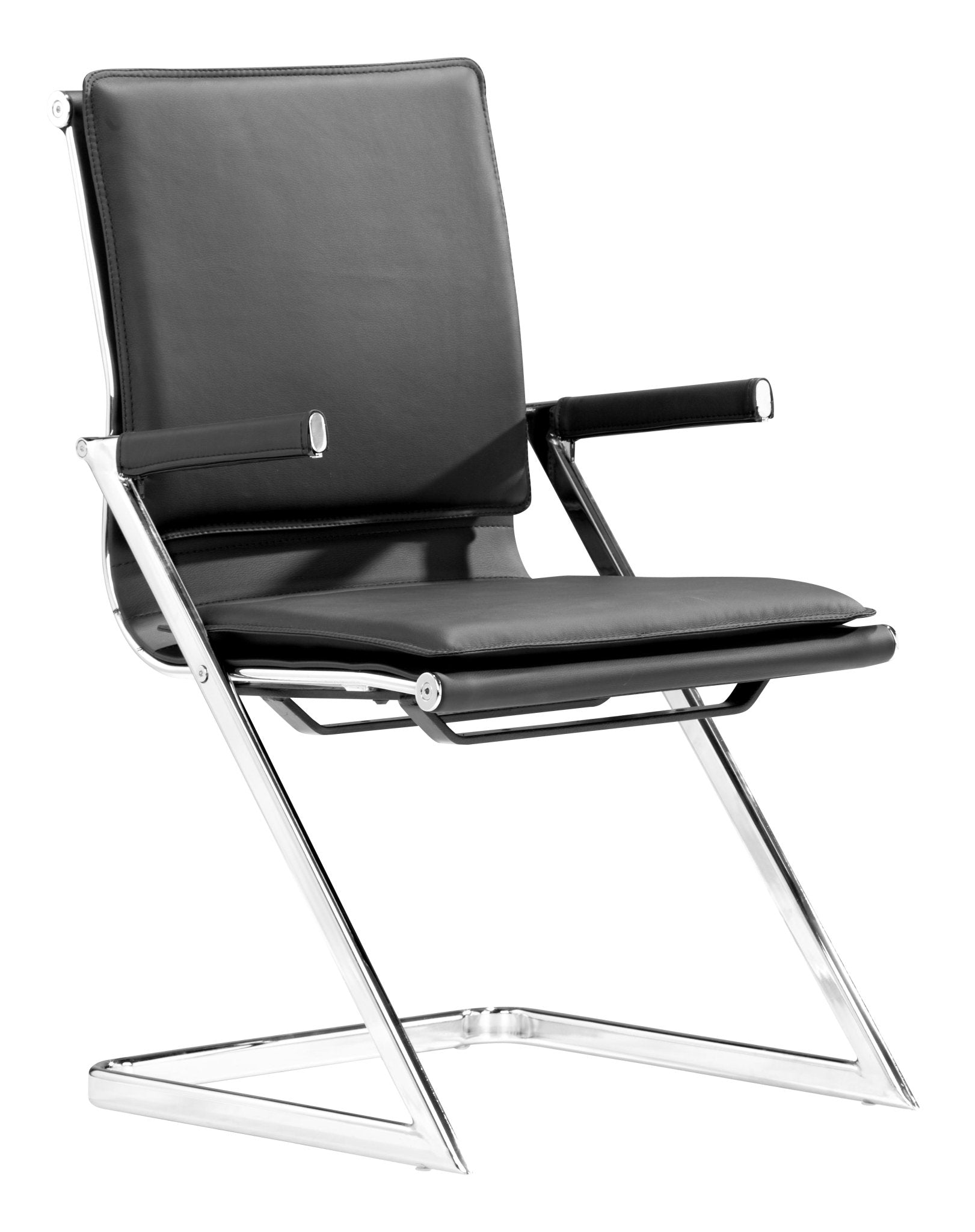 Lider Plus Conference Chair (Set of 2) Black - Cozy Roots Decor