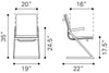 Lider Plus Conference Chair (Set of 2) Black - Cozy Roots Decor