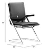 Lider Plus Conference Chair (Set of 2) Black - Cozy Roots Decor