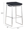 Lids Barstool (Set of 2) Dark Gray - Cozy Roots Decor