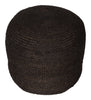 Lillian Ottoman Black - Cozy Roots Decor