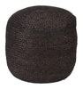Lillian Ottoman Black - Cozy Roots Decor