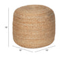 Lillian Ottoman Natural - Cozy Roots Decor