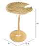 Lily Side Table Gold - Cozy Roots Decor