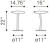 Lily Side Table Gold - Cozy Roots Decor