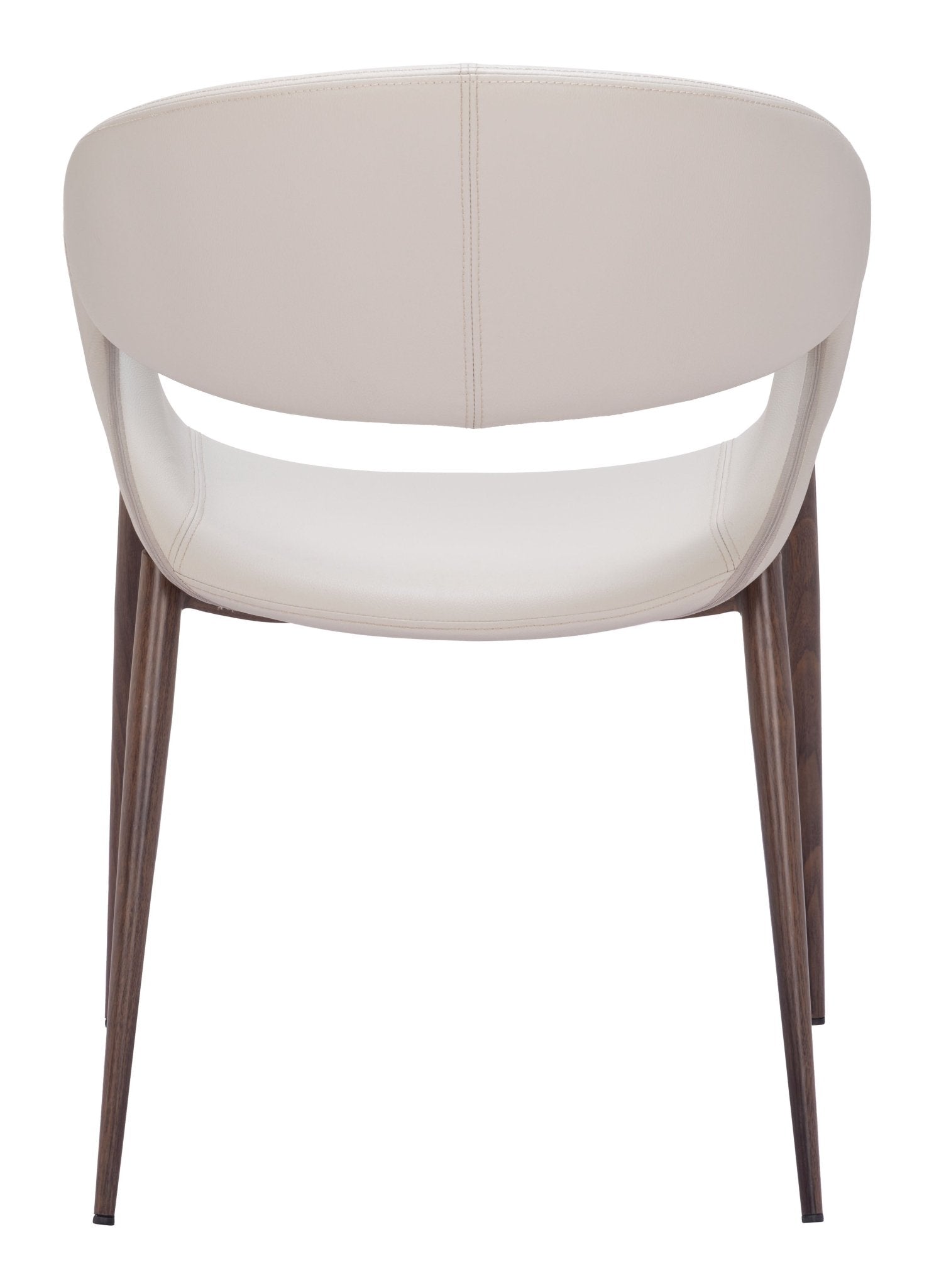 Limay Dining Chair (Set of 2) Beige & Walnut - Cozy Roots Decor