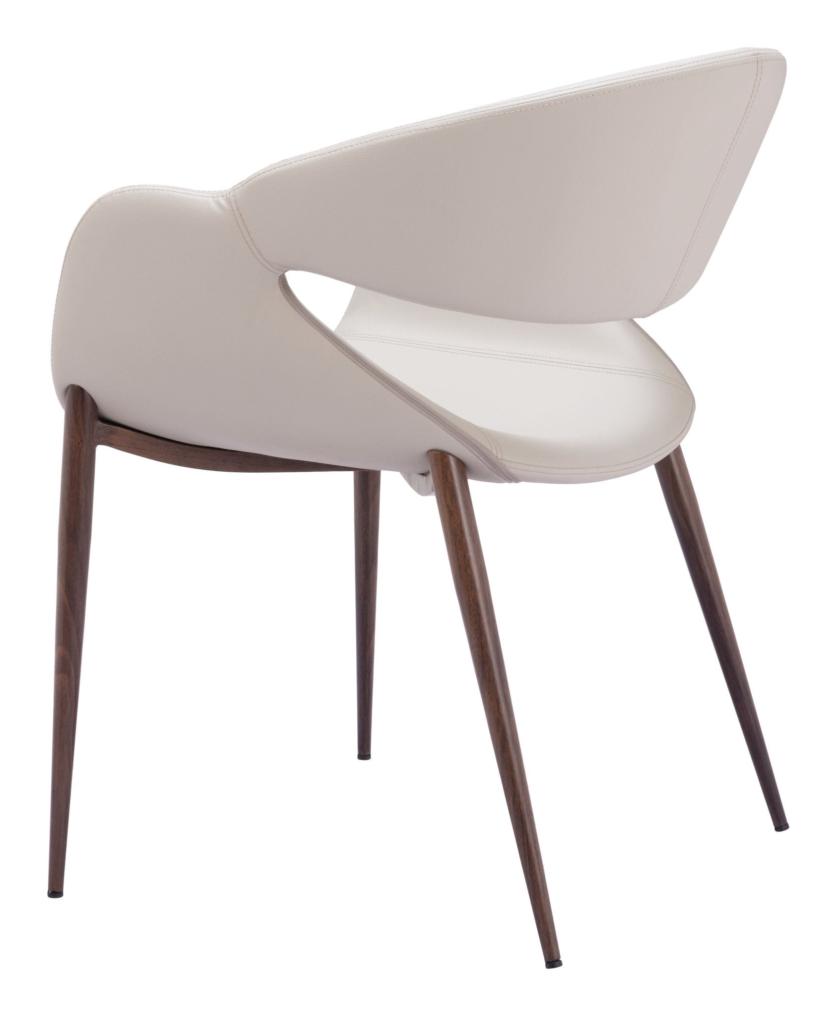 Limay Dining Chair (Set of 2) Beige & Walnut - Cozy Roots Decor