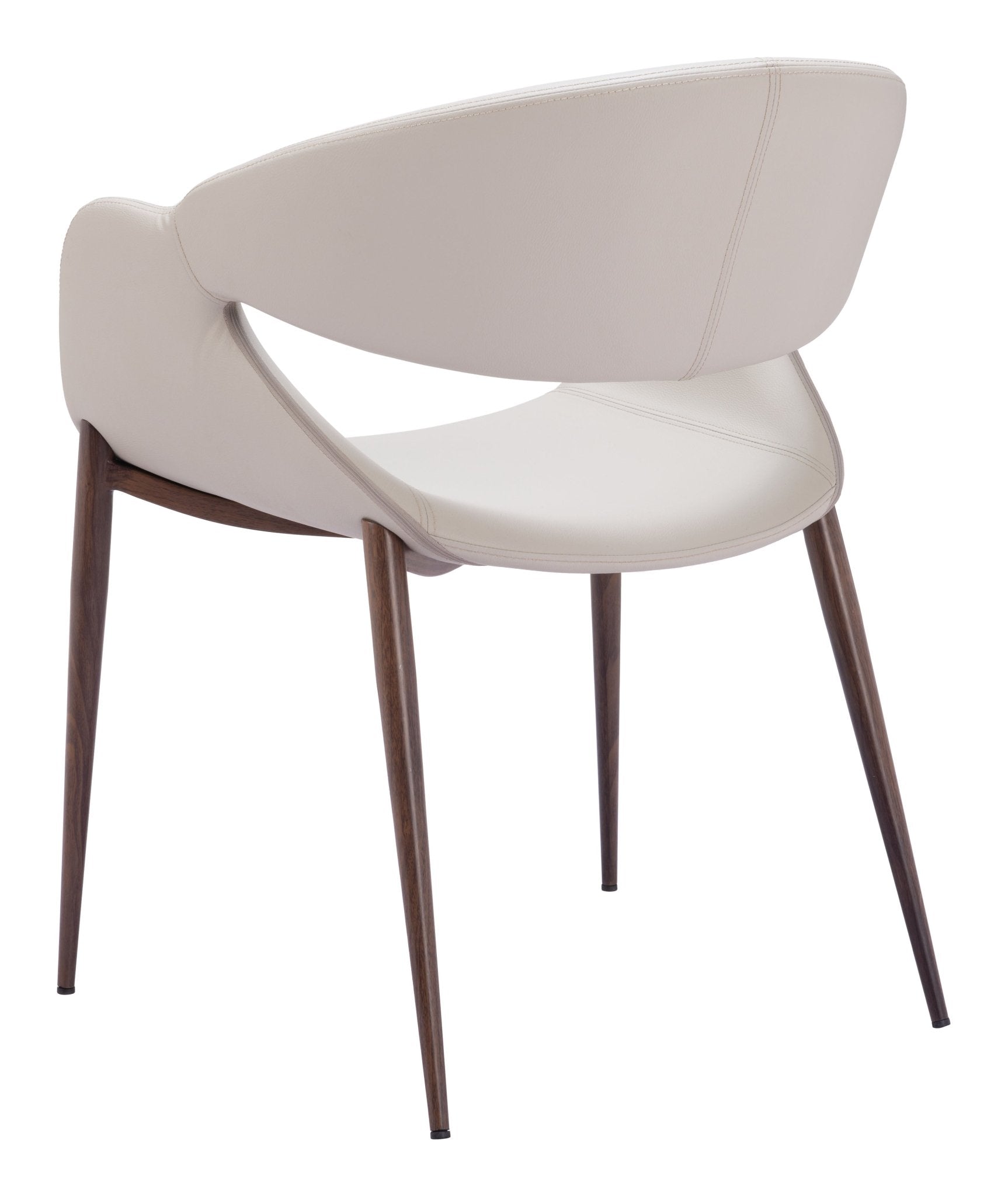 Limay Dining Chair (Set of 2) Beige & Walnut - Cozy Roots Decor