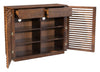 Linea Cabinet Walnut - Cozy Roots Decor