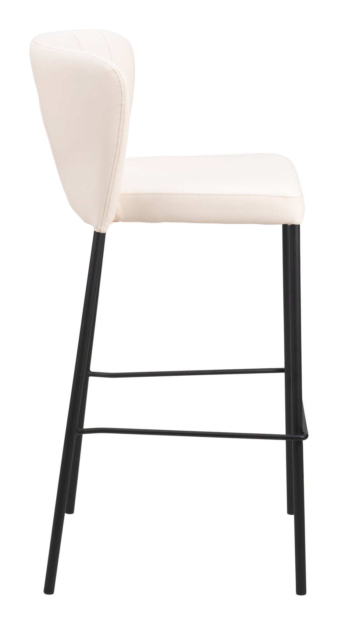 Linz Barstool (Set of 2) Cream - Cozy Roots Decor