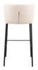 Linz Barstool (Set of 2) Cream - Cozy Roots Decor