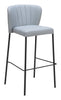 Linz Barstool (Set of 2) Gray - Cozy Roots Decor