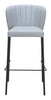 Linz Barstool (Set of 2) Gray - Cozy Roots Decor