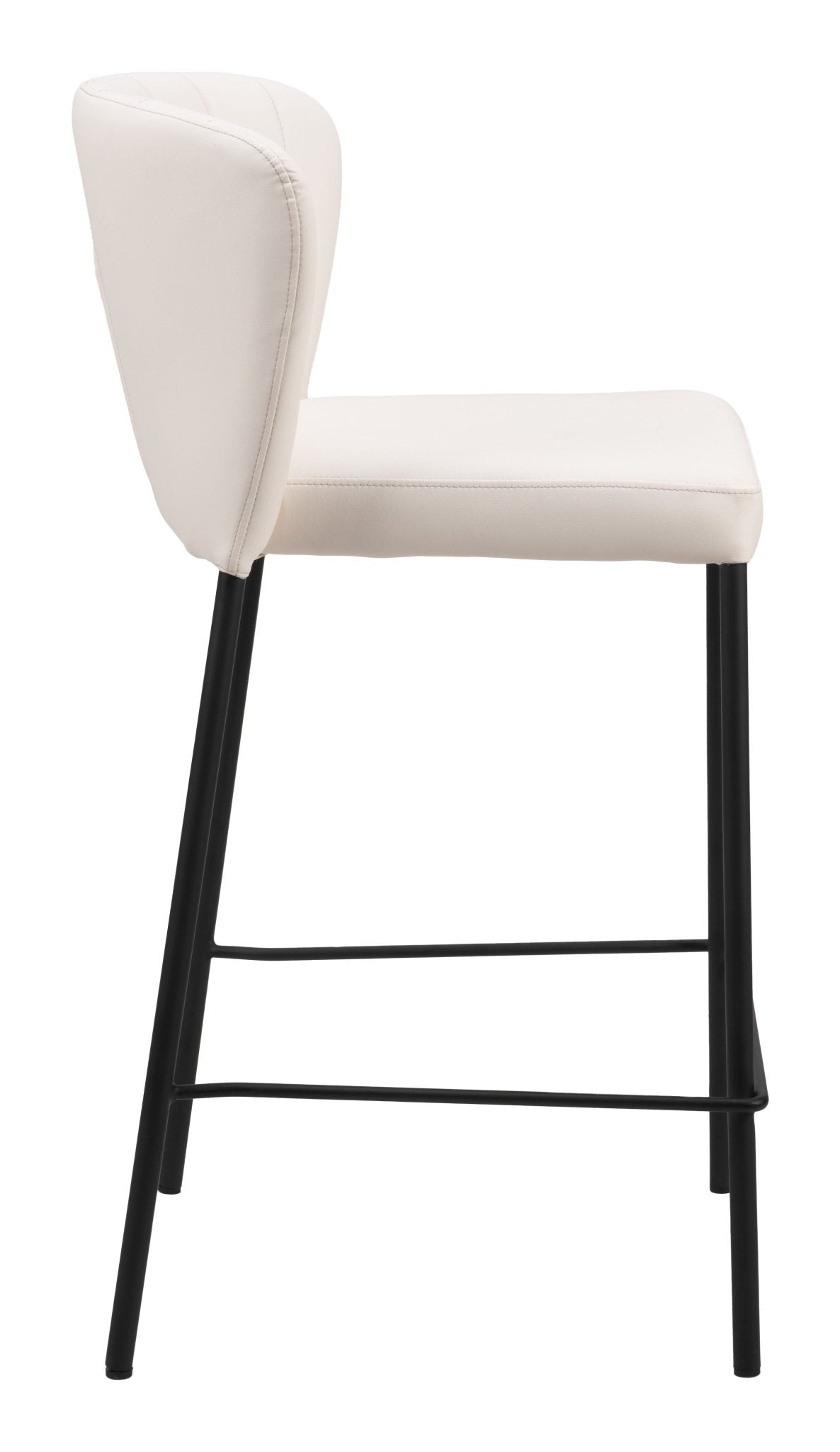 Linz Counter Stool (Set of 2) Cream - Cozy Roots Decor
