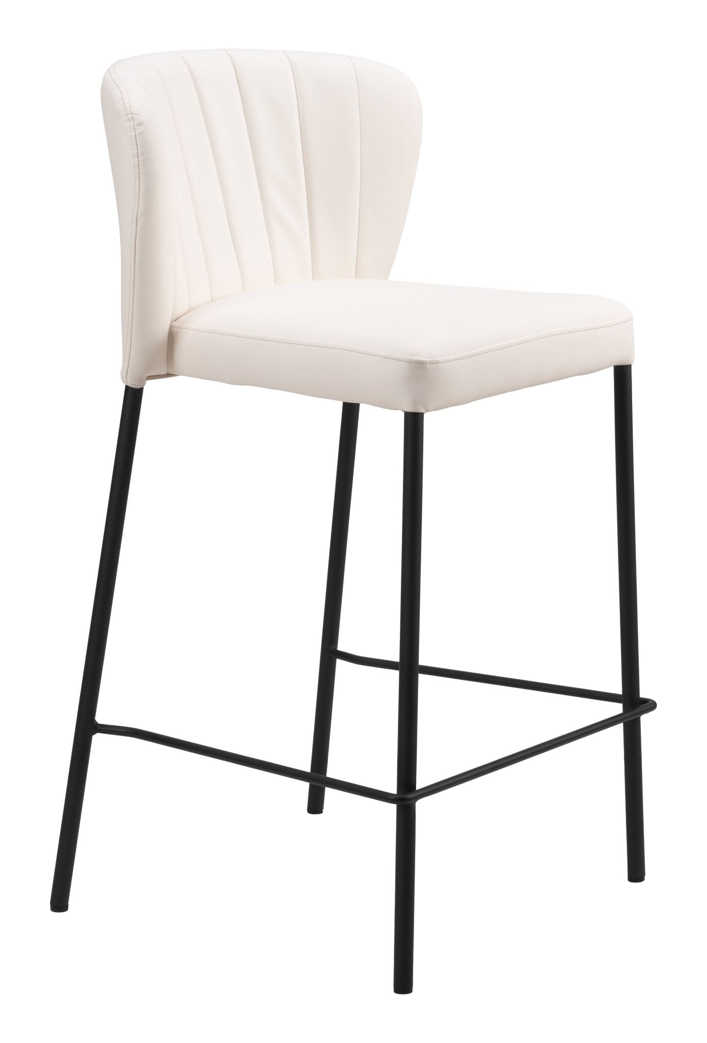 Linz Counter Stool (Set of 2) Cream - Cozy Roots Decor