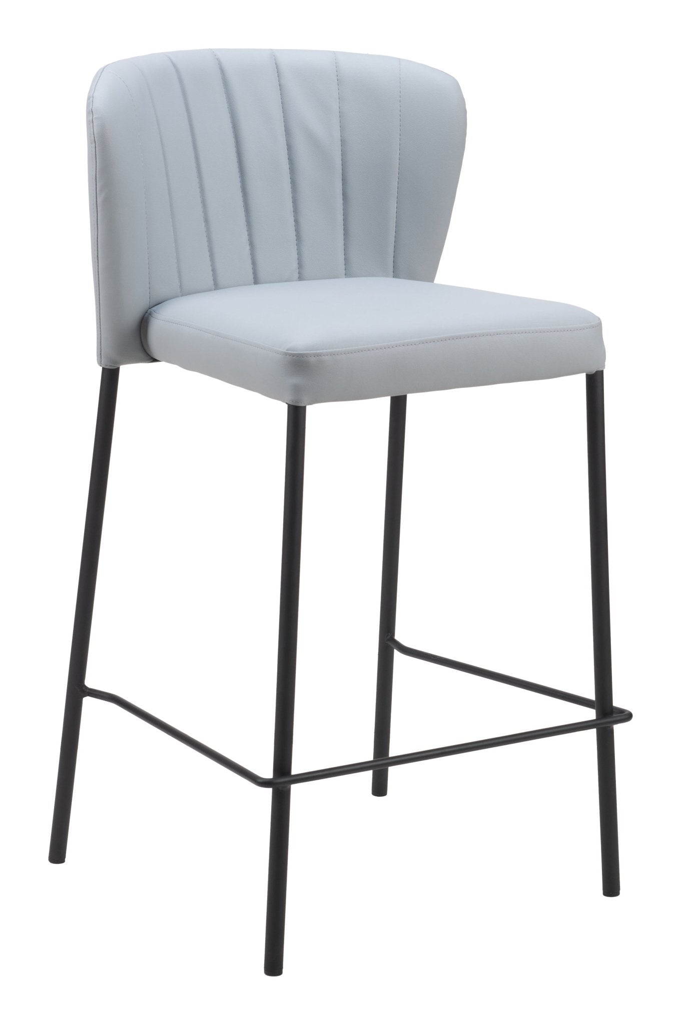 Linz Counter Stool (Set of 2) Gray - Cozy Roots Decor