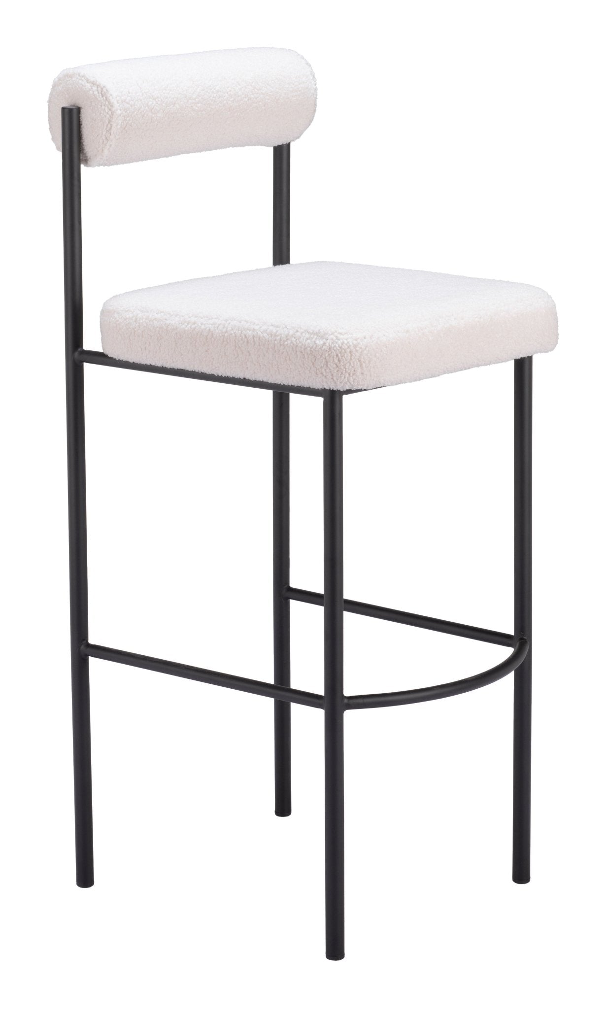 Livorno Barstool (Set of 2) Ivory - Cozy Roots Decor