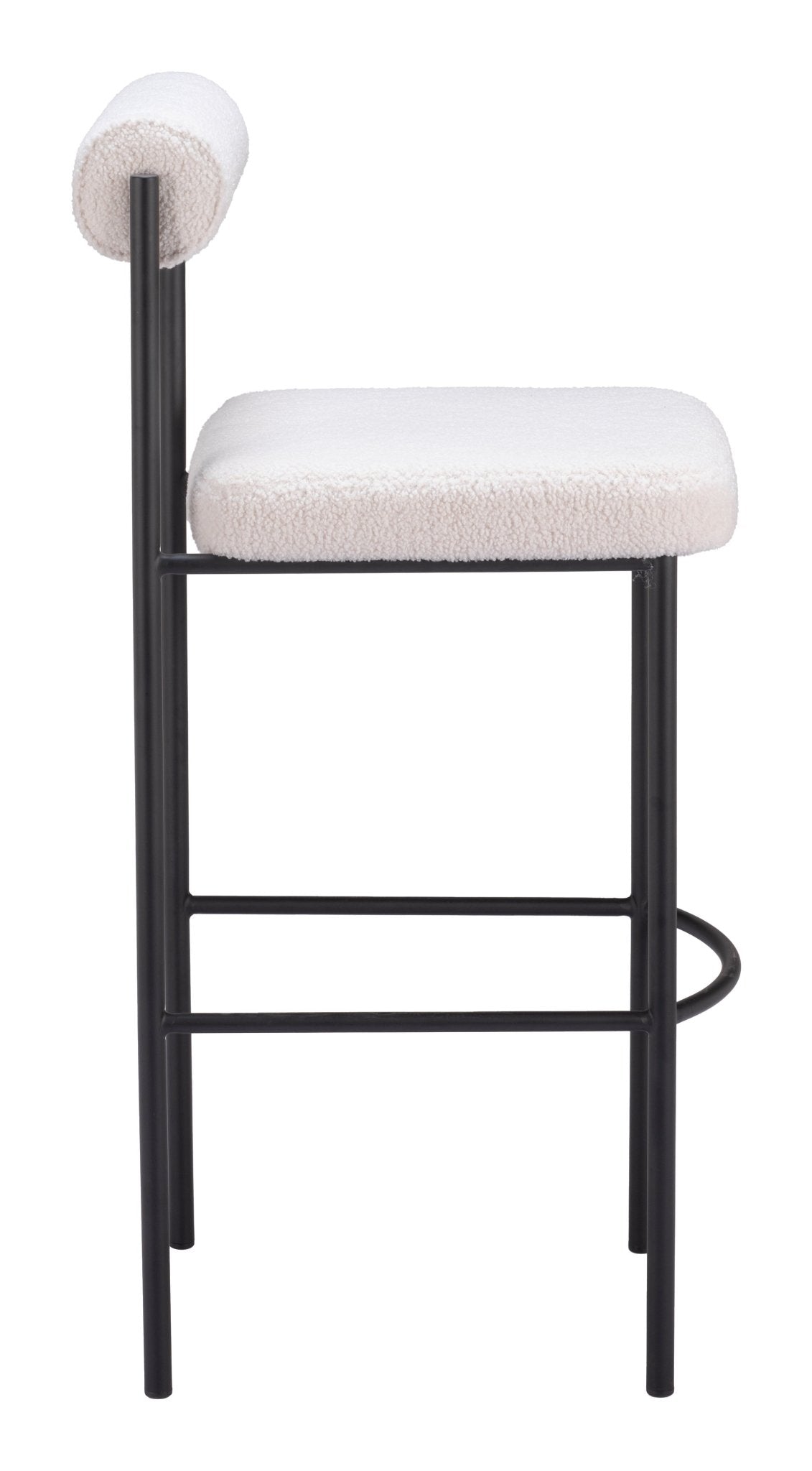 Livorno Barstool (Set of 2) Ivory - Cozy Roots Decor
