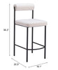 Livorno Counter Stool (Set of 2) Ivory - Cozy Roots Decor