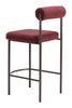 Livorno Counter Stool (Set of 2) Red & Bronze - Cozy Roots Decor