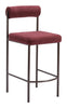 Livorno Counter Stool (Set of 2) Red & Bronze - Cozy Roots Decor