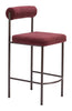 Livorno Counter Stool (Set of 2) Red & Bronze - Cozy Roots Decor