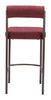 Livorno Counter Stool (Set of 2) Red & Bronze - Cozy Roots Decor