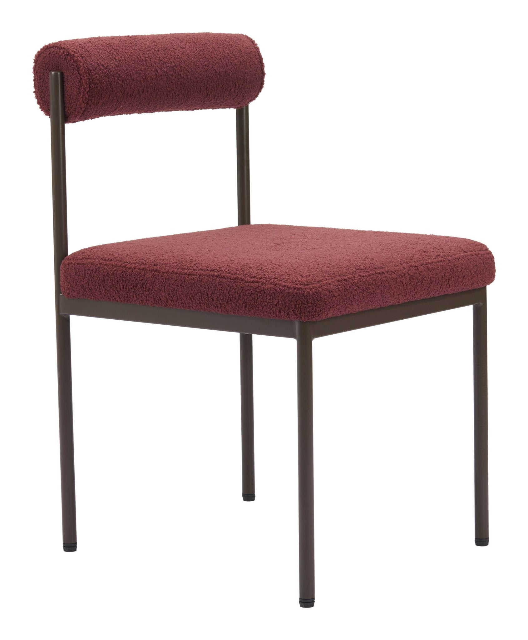 Livorno Dining Chair Red & Bronze - Cozy Roots Decor