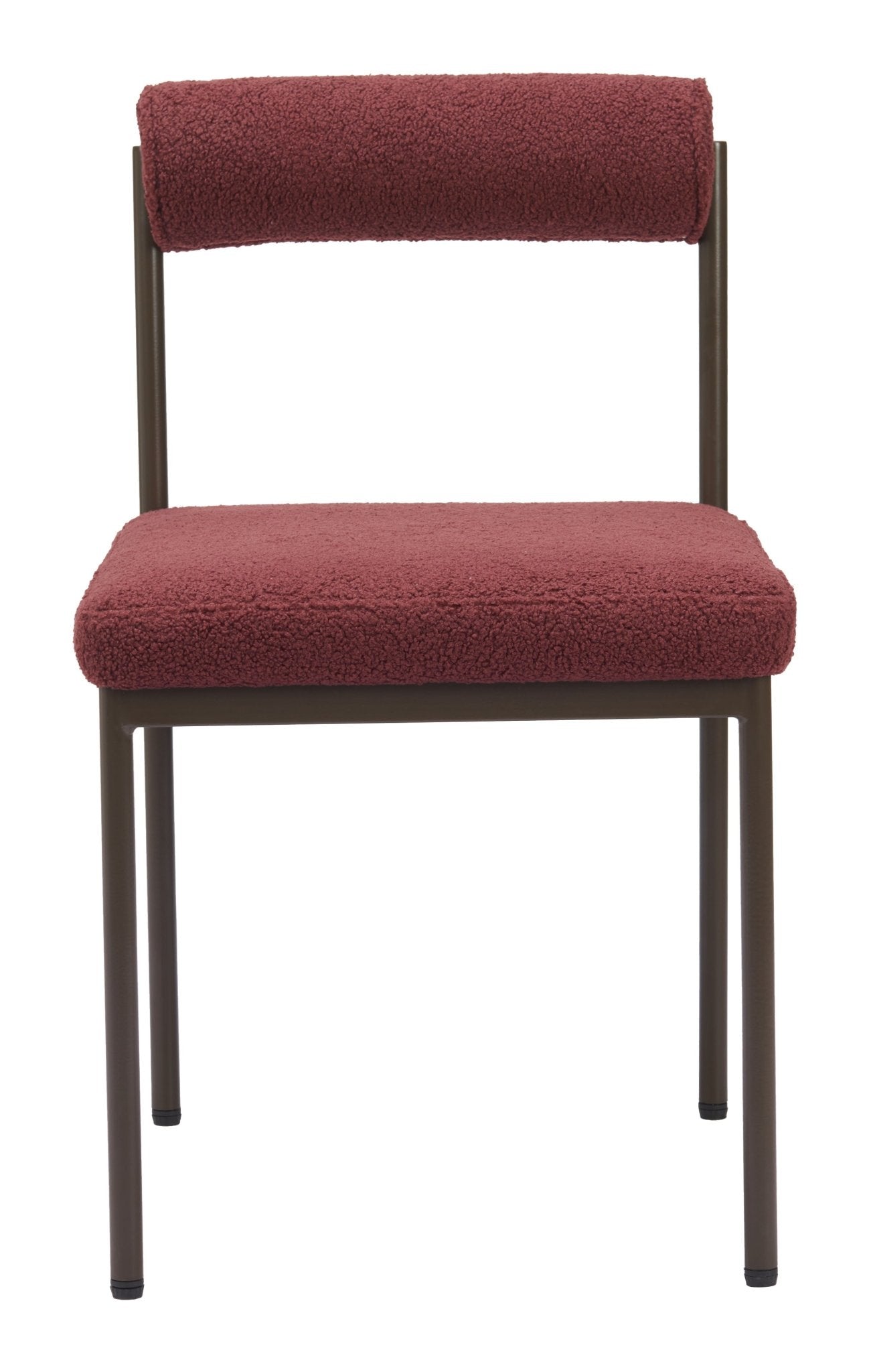 Livorno Dining Chair Red & Bronze - Cozy Roots Decor