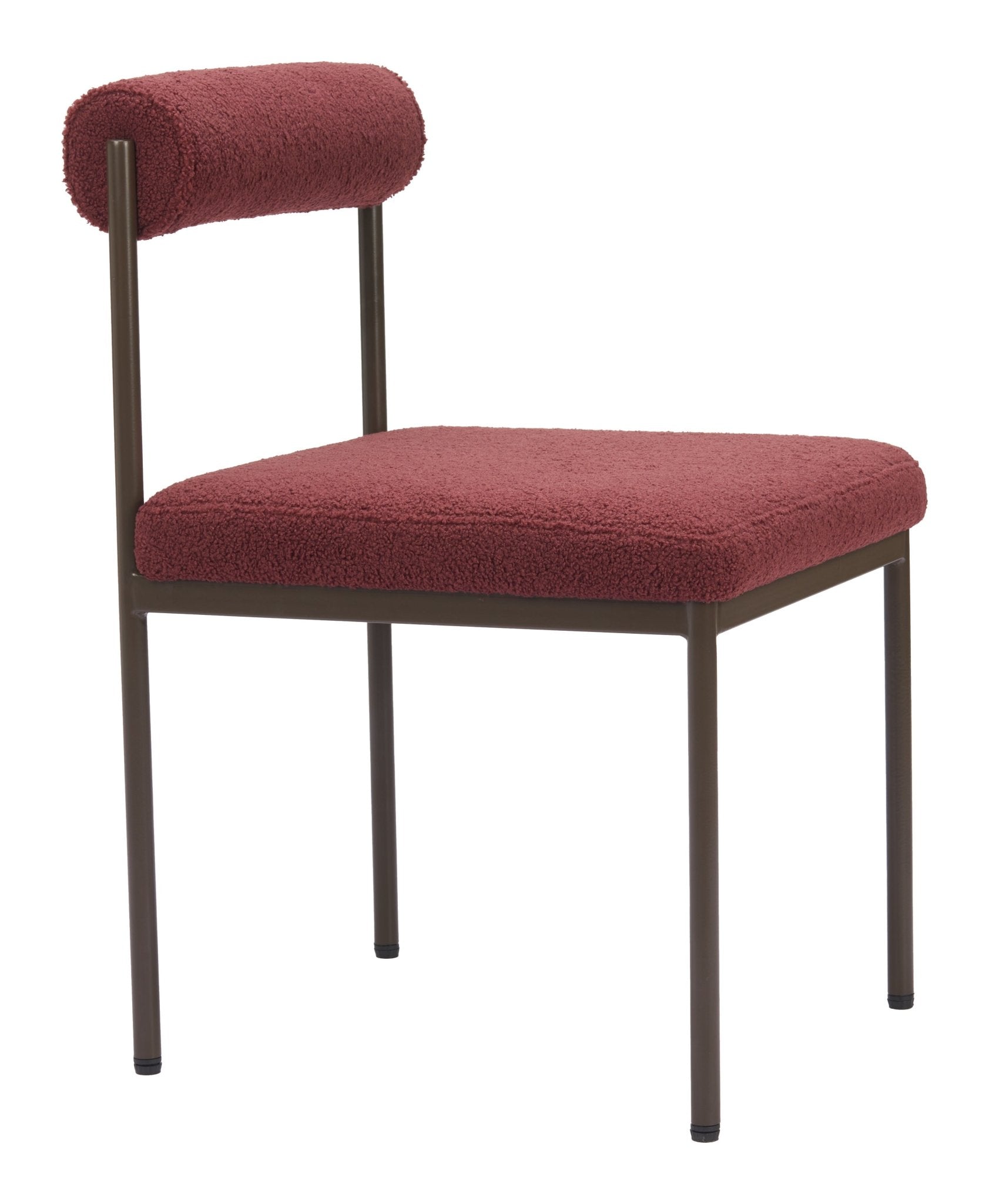 Livorno Dining Chair Red & Bronze - Cozy Roots Decor