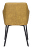 Loiret Dining Chair (Set of 2) Yellow - Cozy Roots Decor