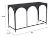 Loriet Console Table Black - Cozy Roots Decor