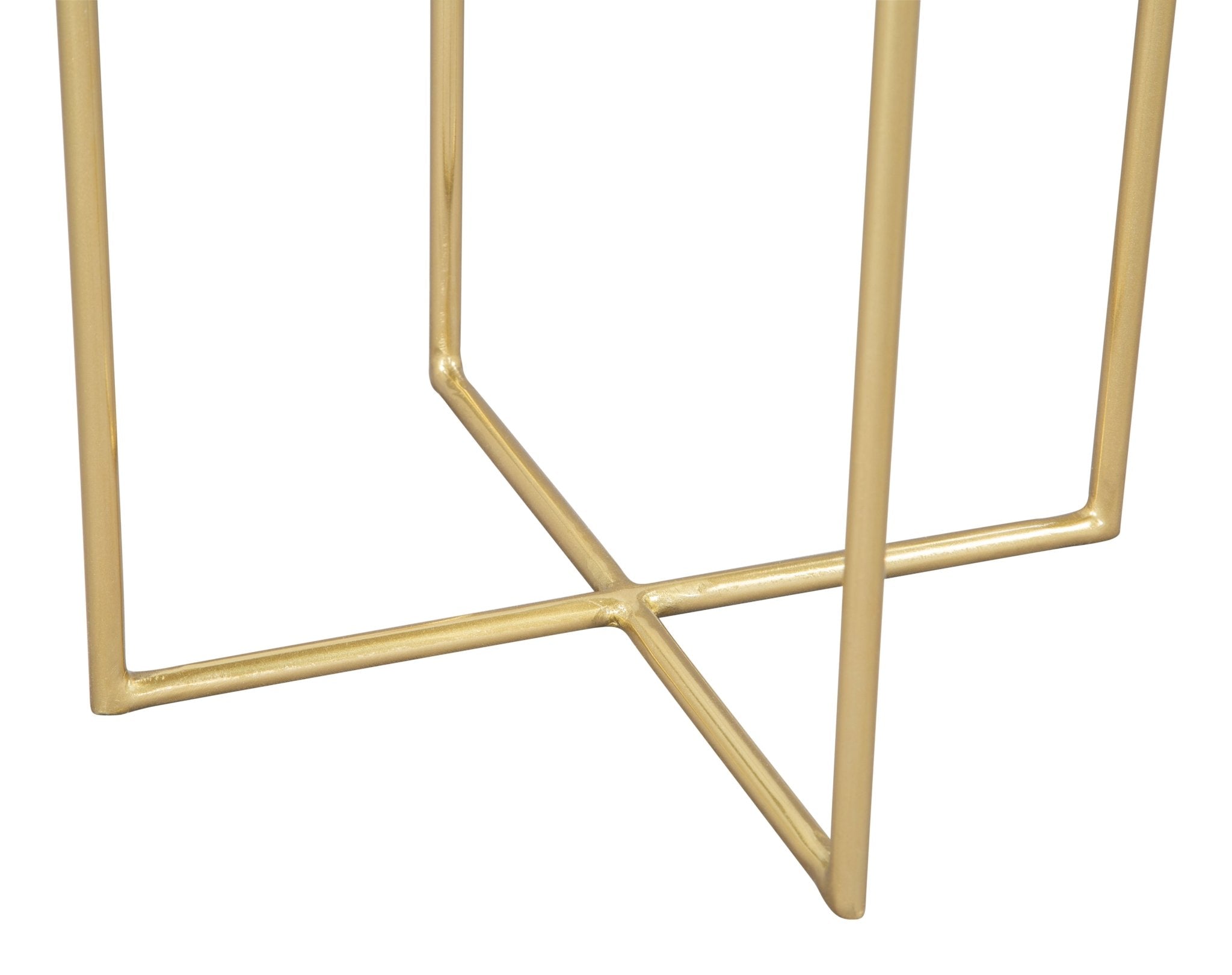 Lotus Side Table Gold - Cozy Roots Decor