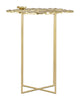 Lotus Side Table Gold - Cozy Roots Decor