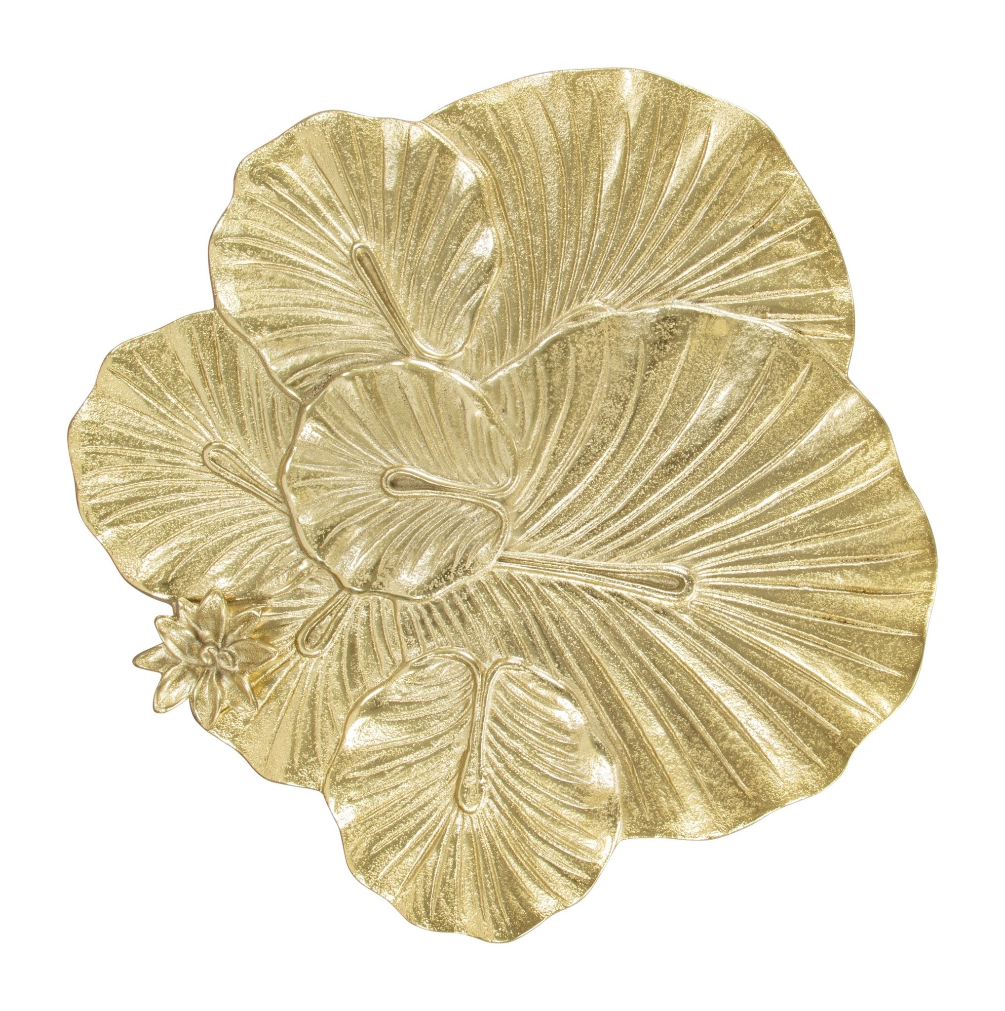 Lotus Side Table Gold - Cozy Roots Decor