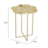Lotus Side Table Gold - Cozy Roots Decor