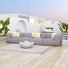 Luanda Corner Chair Gray - Cozy Roots Decor