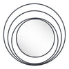 Luna Round Mirror Black - Cozy Roots Decor