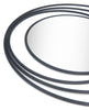 Luna Round Mirror Black - Cozy Roots Decor