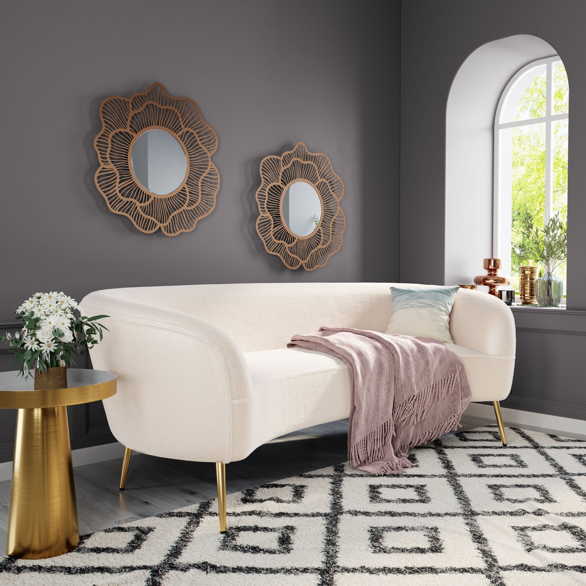 Luna Sofa Cream - Cozy Roots Decor
