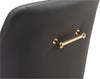 Madelaine Office Chair Gray & Gold - Cozy Roots Decor