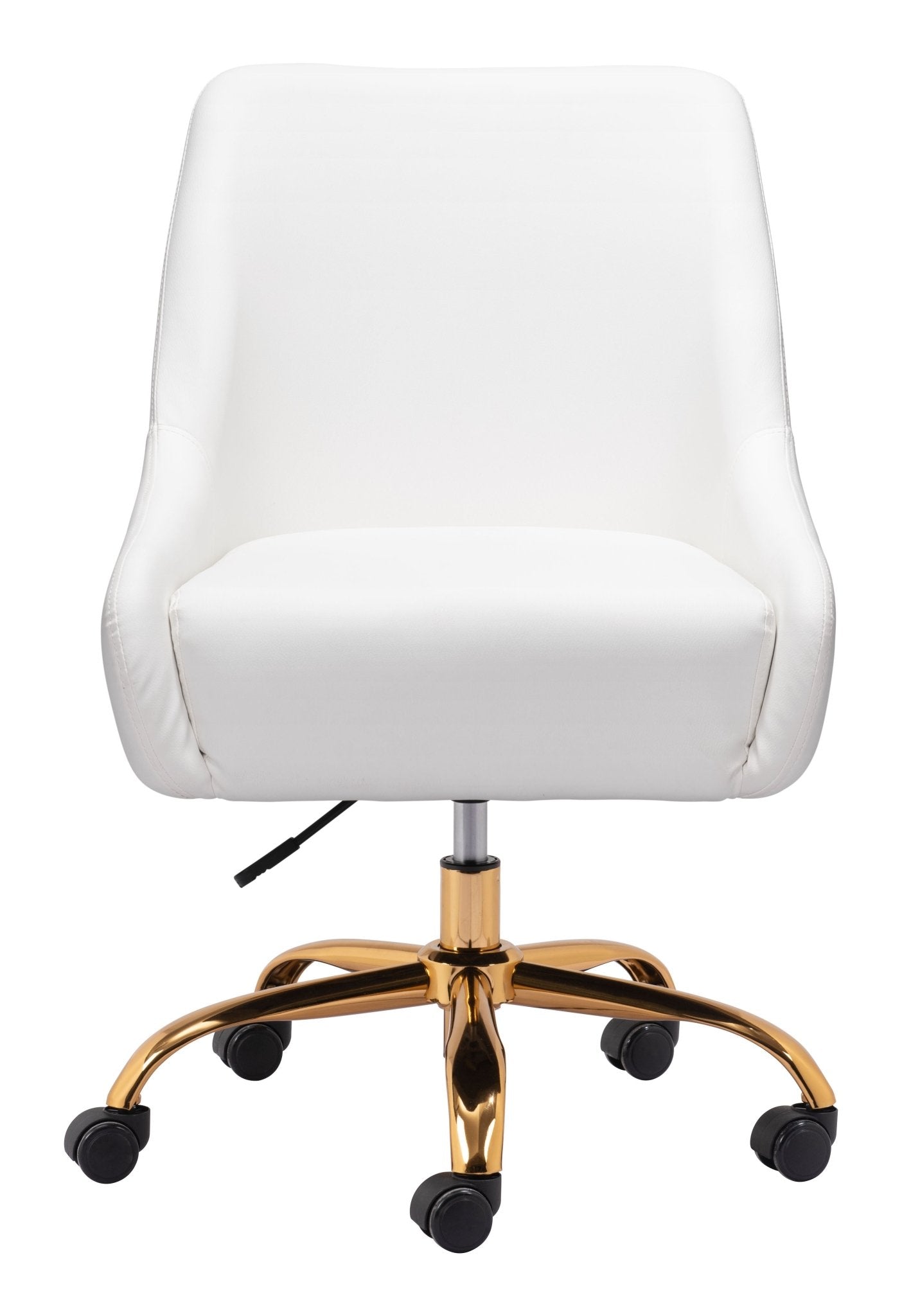 Madelaine Office Chair White & Gold - Cozy Roots Decor