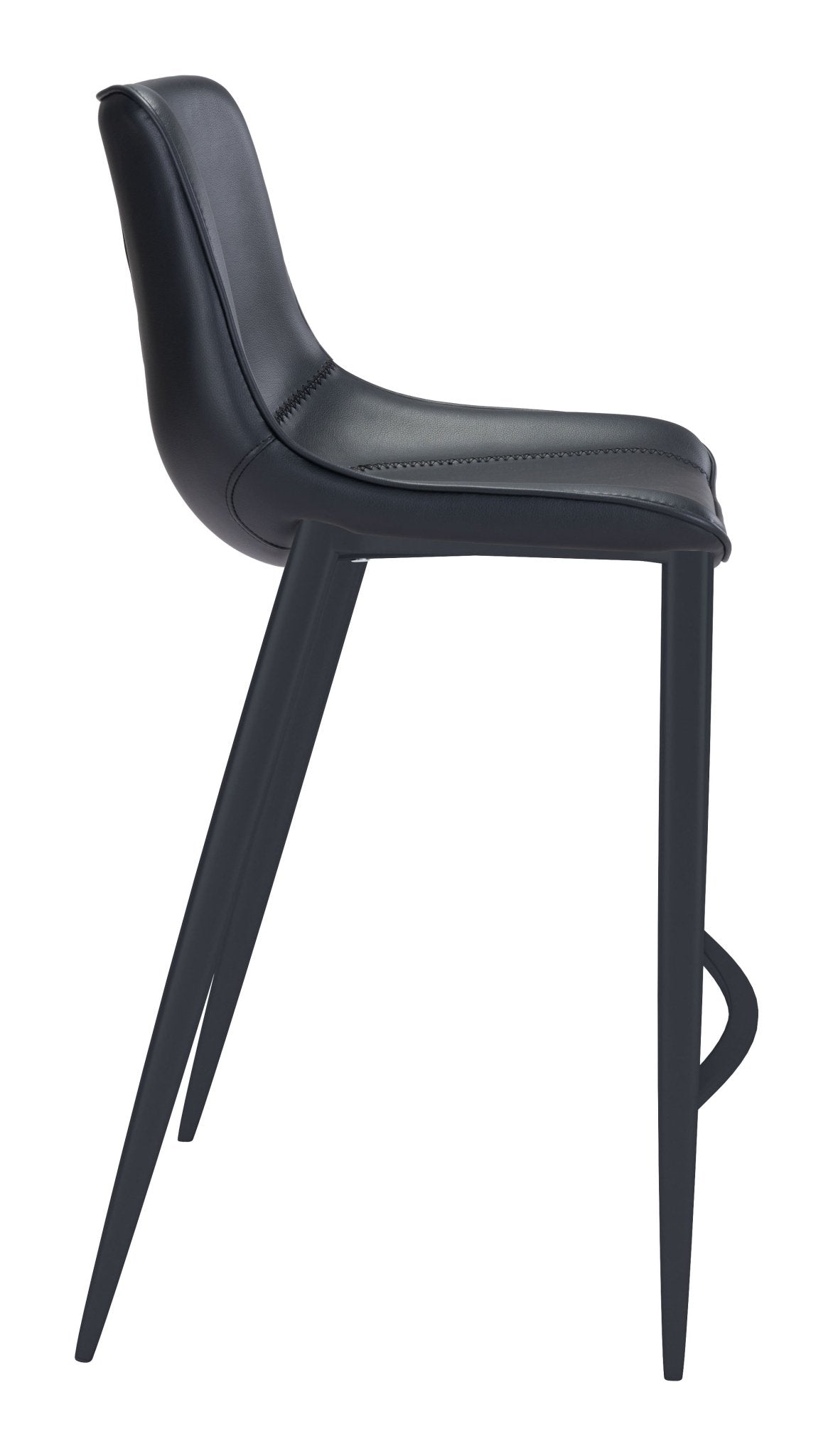 Magnus Barstool (Set of 2) Black - Cozy Roots Decor