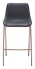 Magnus Barstool (Set of 2) Black & Walnut - Cozy Roots Decor